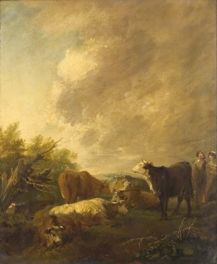 Maisemakuva figuureilla - Thomas Gainsborough