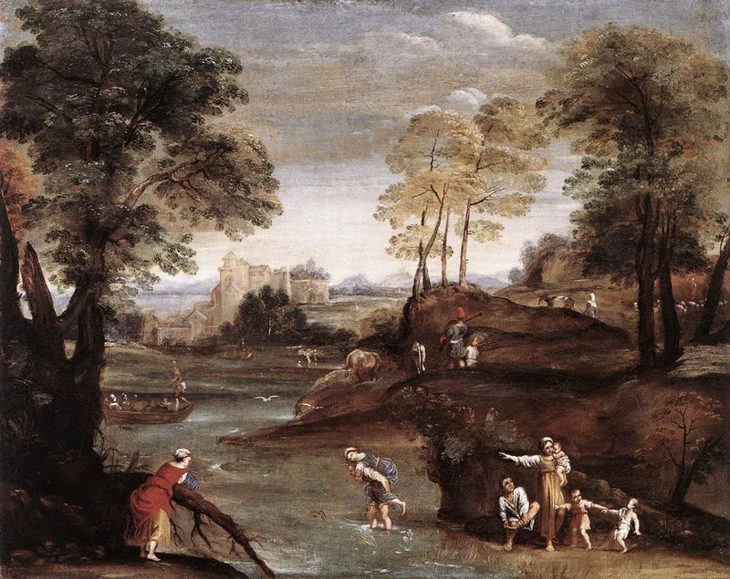 Maisema Fordin kanssa - Domenichino