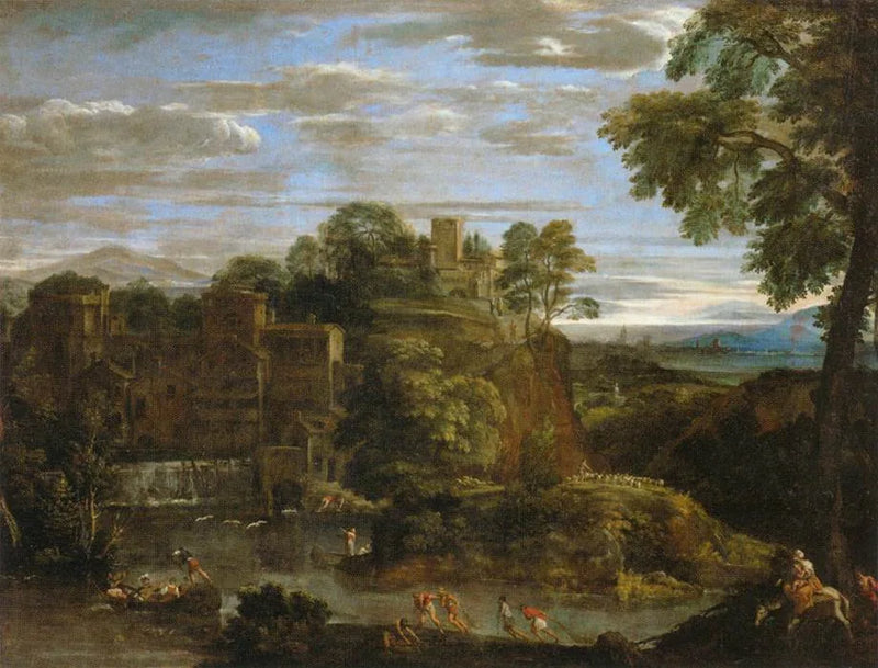 Maisema Egyptin pakoon - Domenichino