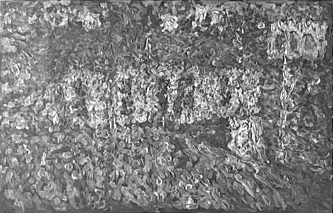 Maisemakuva taloilla ja vesistöllä - Kazimir Malevich