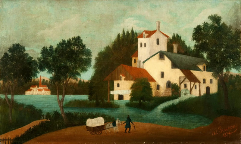 Vesimyllymaisema - Henri Rousseau