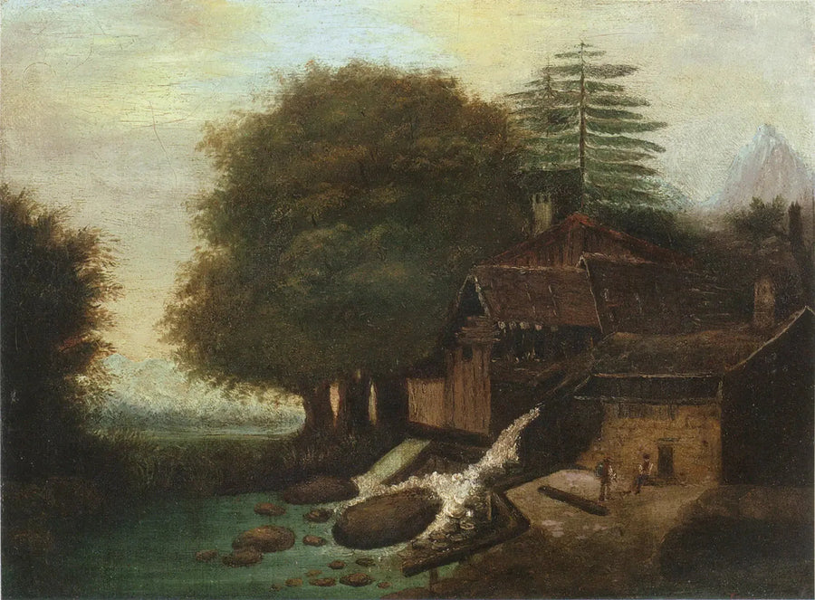 Maisema myllyllä - Paul Cézanne