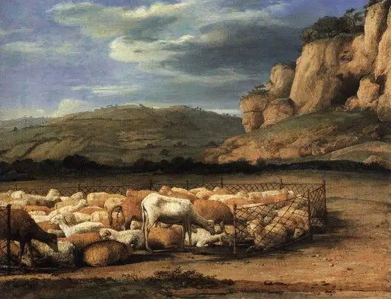 Maisema laumalla - Claude Lorrain