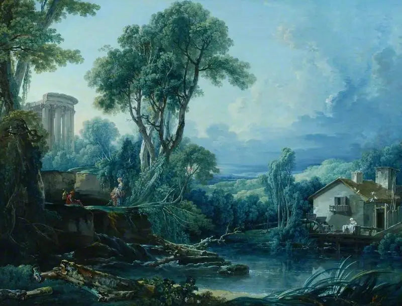 Vesimyllymaisema - François Boucher