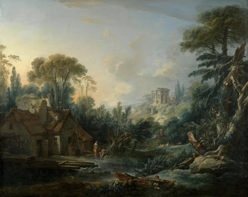 Vesimyllymaisema - François Boucher