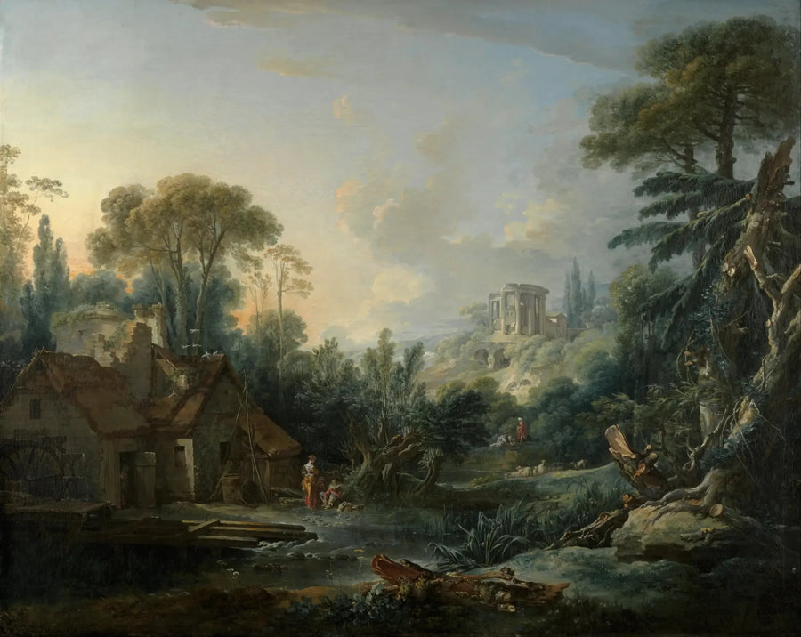 Vesimyllymaisema - François Boucher