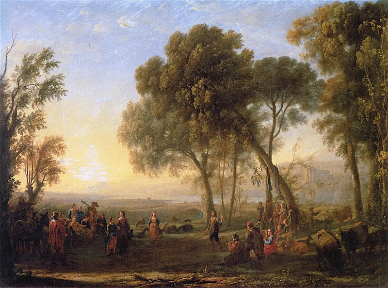 Maisemakuva country-tanssilla - Claude Lorrain