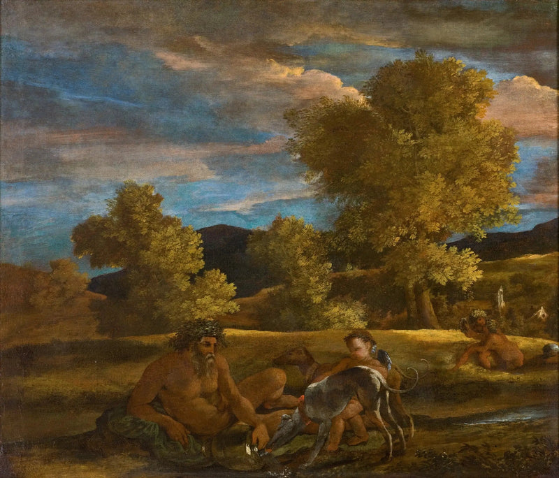 Maisema Venuksen ja Adonin kanssa - Nicolas Poussin