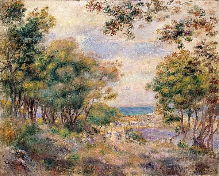Maisema Beaulieu'ssa - Pierre-Auguste Renoir