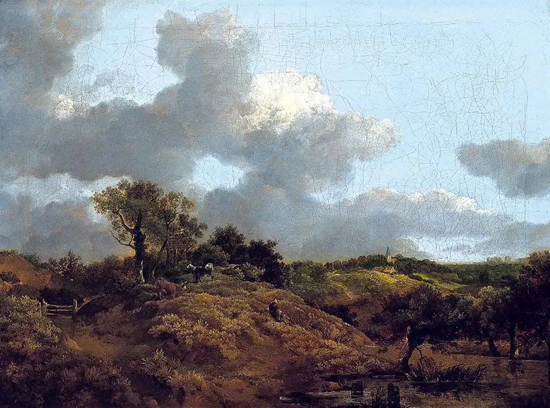 Metsäinen maisema paimenella istumassa - Thomas Gainsborough