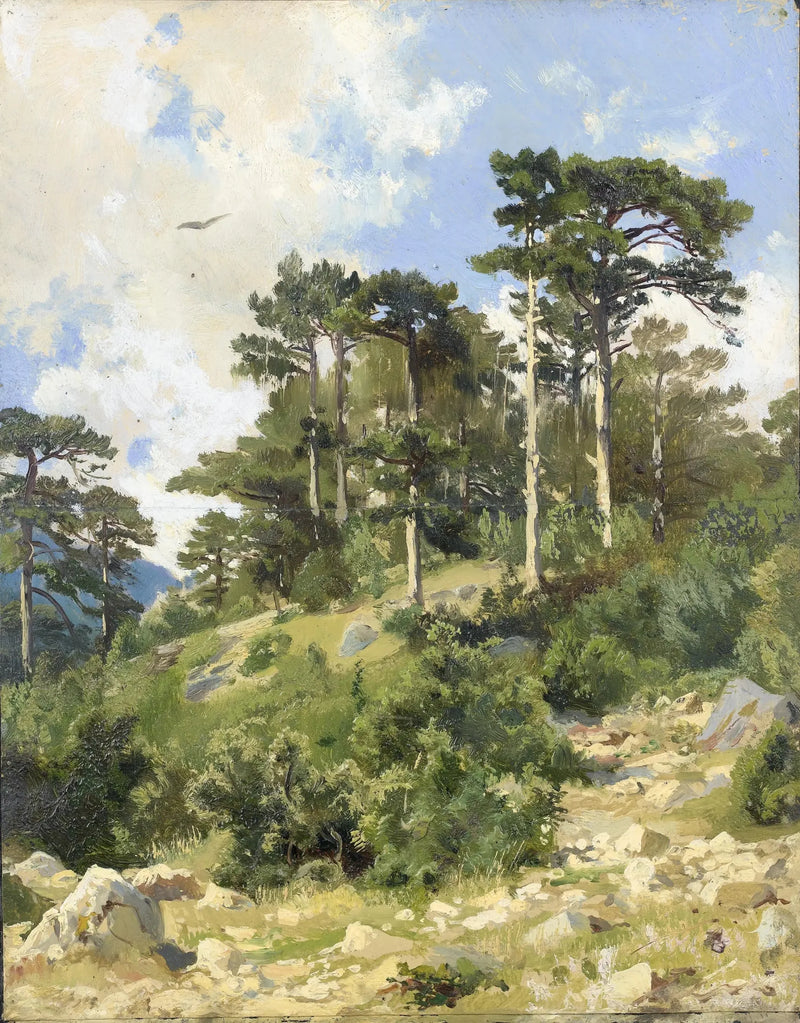 Metsäinen maisema - Ivan Chichkine