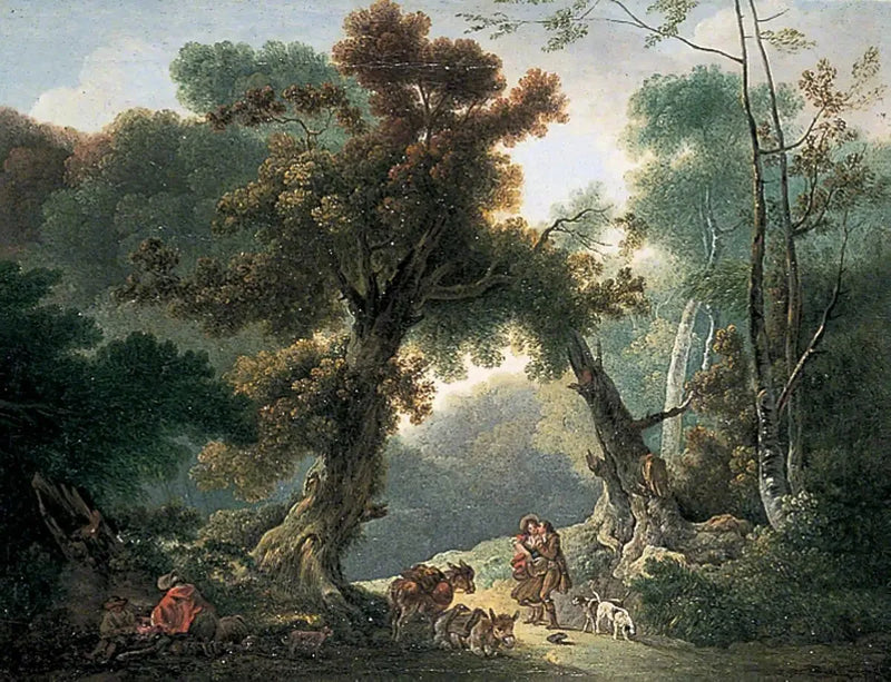 Metsäinen maisema - Thomas Gainsborough