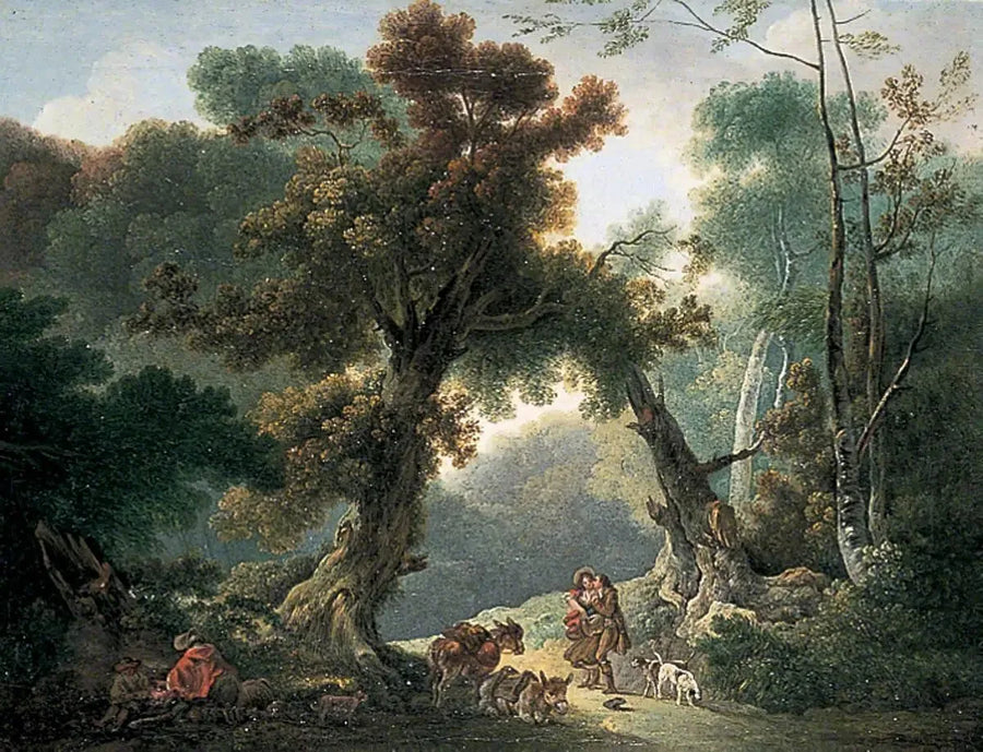 Metsäinen maisema - Thomas Gainsborough