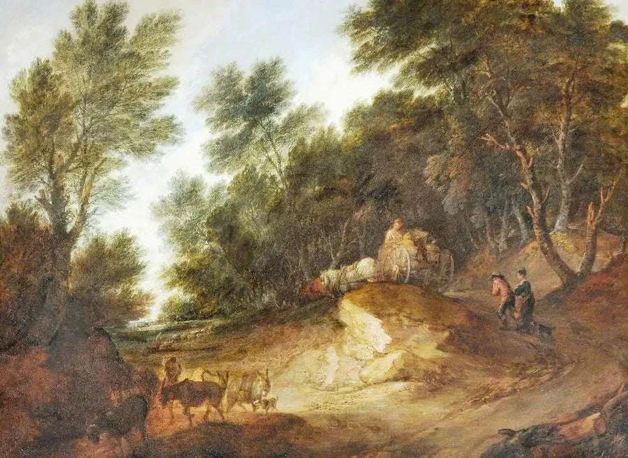 Metsäinen maisema - Thomas Gainsborough