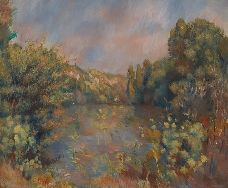 Järvimaisema - Pierre-Auguste Renoir
