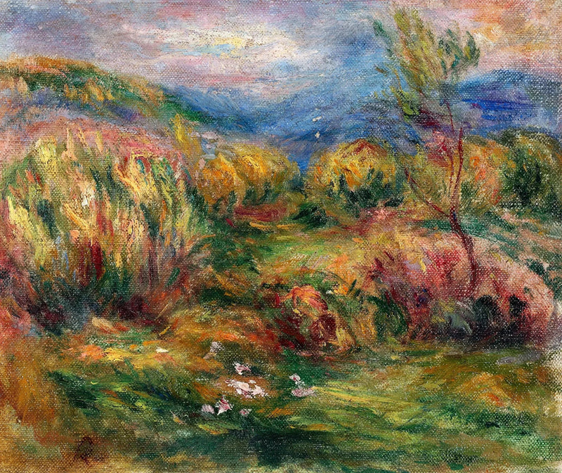 Cagnes-sur-Mer maisema - Pierre-Auguste Renoir