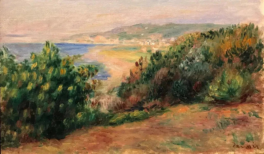 Paysage de Cagnes, 1905-1908, Renoir, Fondation Magnani-Rocca – reproduction peinture à l’huile