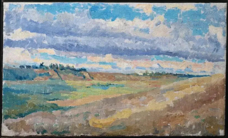 Maisema, pelto - Kazimir Malevich