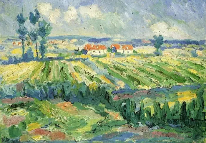 Maisema, pelto - Kazimir Malevich