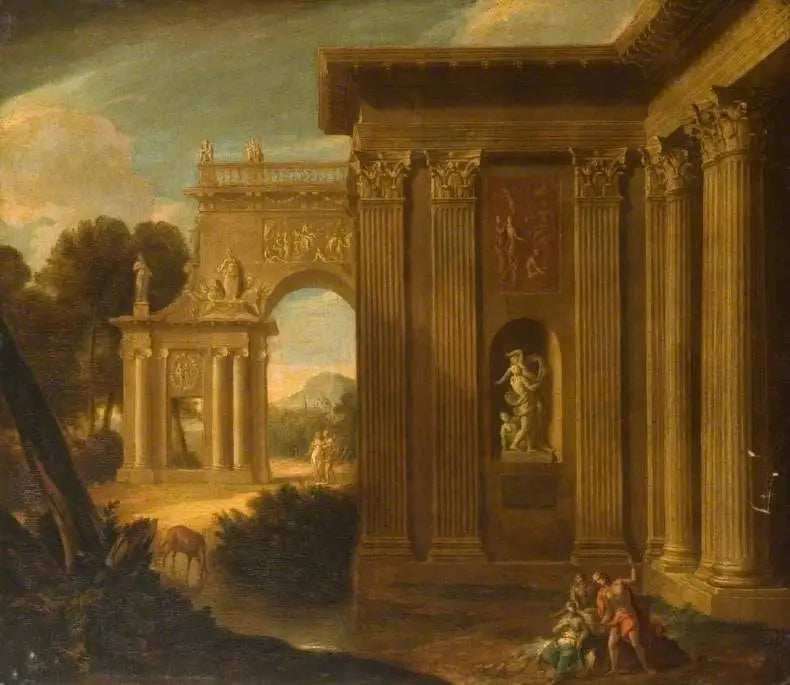 Klassinen maisema - Giovanni Paolo Panini