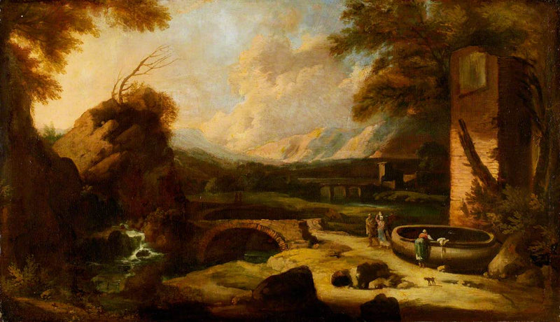 Klassinen italialainen maisema - Sebastiano Ricci