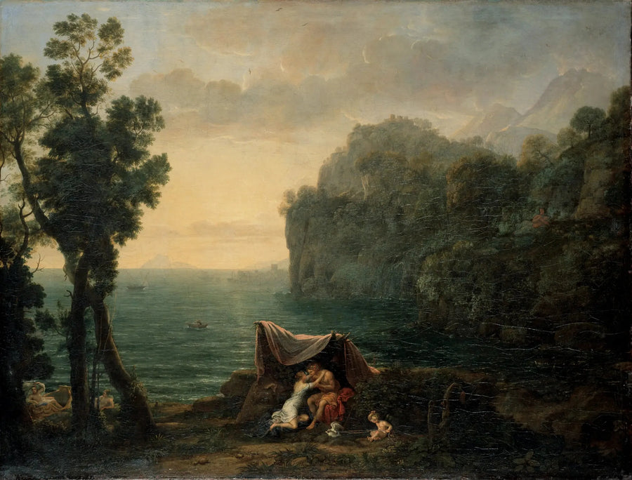 Rantamaisema Acis ja Galatea kanssa - Claude Lorrain