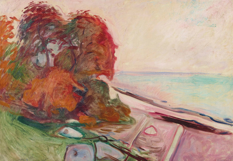 Rannikkonäkymä - Edvard Munch