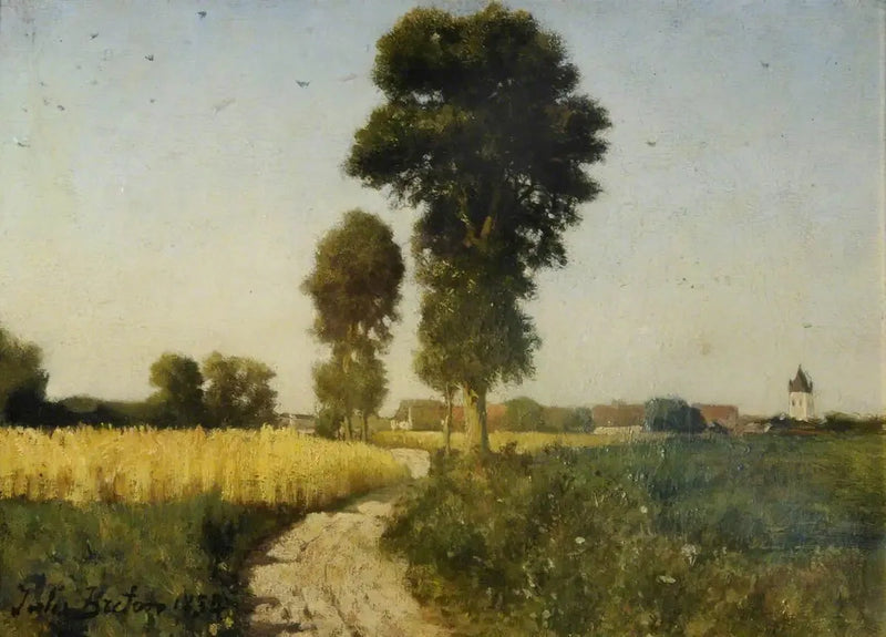 Maisemakuva, Courrières, Ranska - Jules Breton