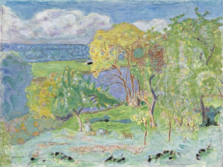 Syksyinen maisema (Vernonin ympäristössä) - Pierre Bonnard