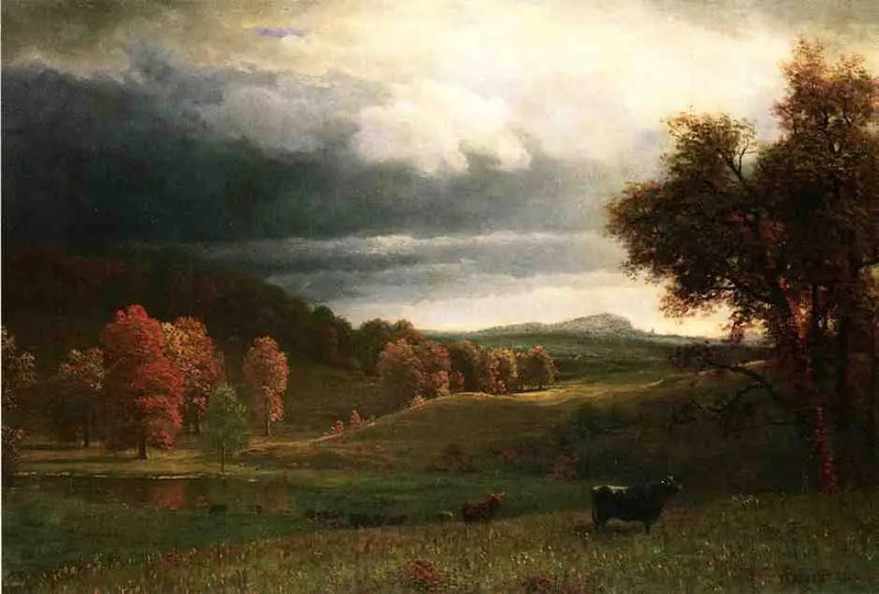 Syksyinen maisema, Les Catskills - Albert Bierstadt