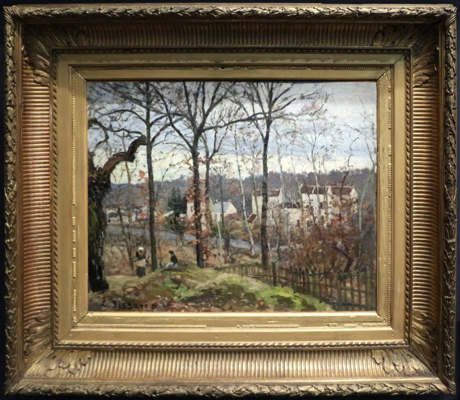 Talvimaisema Louveciennesissä - Camille Pissarro