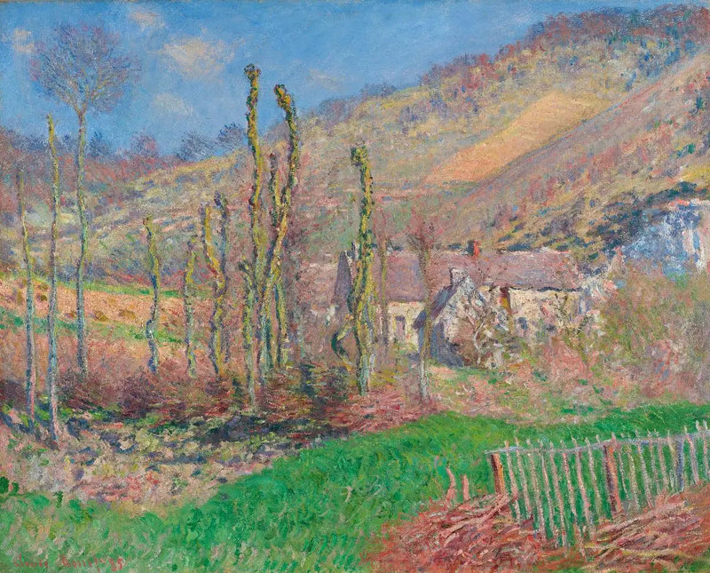 Talvimaisema Falaise-laaksossa (Giverny) - Claude Monet