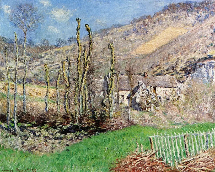 Talvimaisema Falaise-laaksossa (Giverny) - Claude Monet
