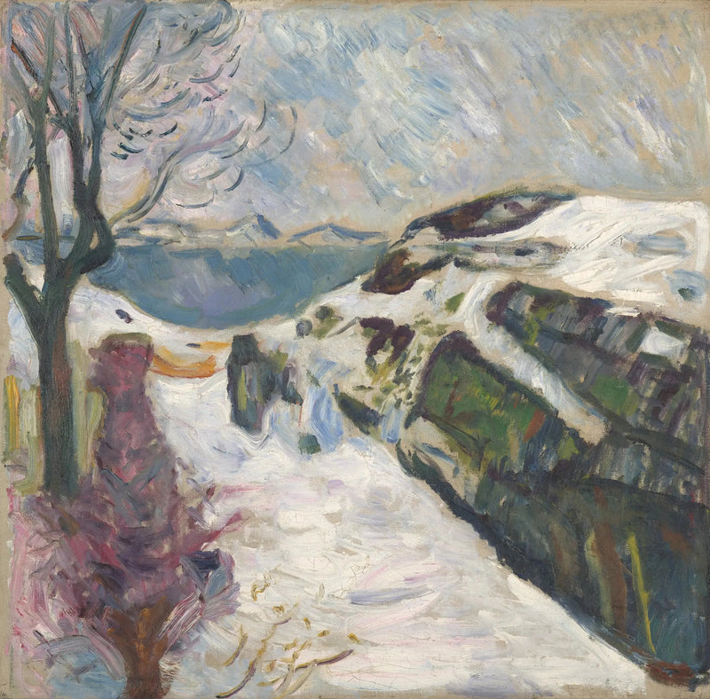 Talvimaisema Kragerøsta - Edvard Munch
