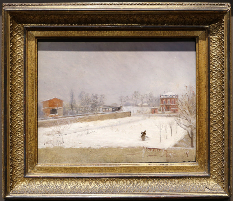 Talvimaisema - Giuseppe De Nittis