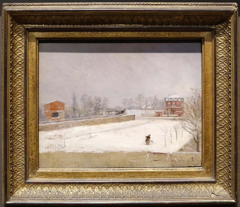 Talvimaisema - Giuseppe De Nittis