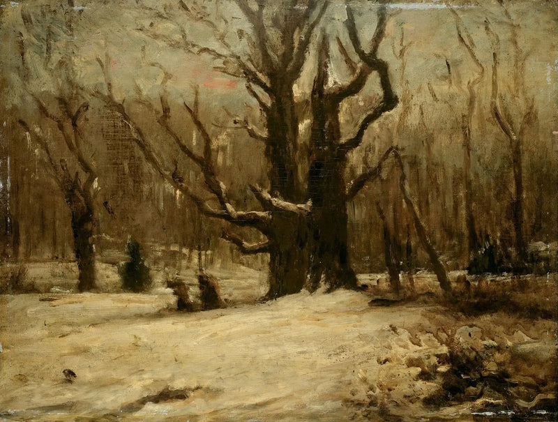 Talvimaisema - Gustave Courbet