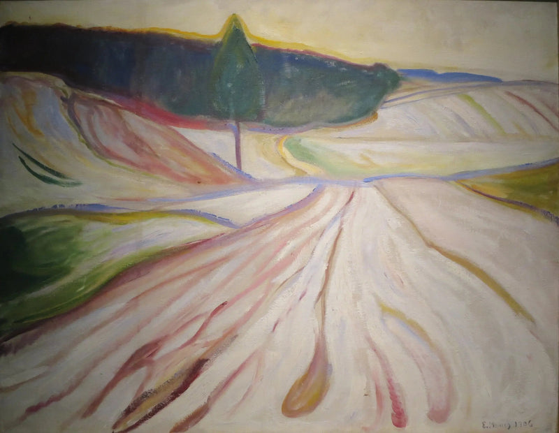 Talvimaisema, Thüringen - Edvard Munch