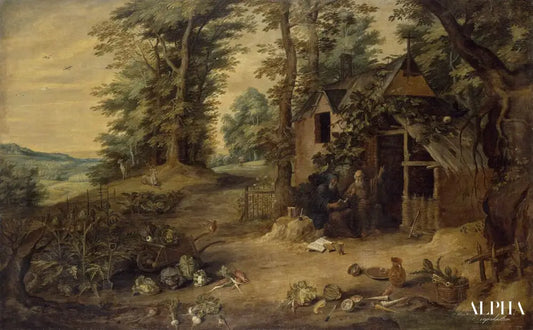 Paysage - David The Younger Teniers - Reproductions de tableaux et peintures haut de gamme