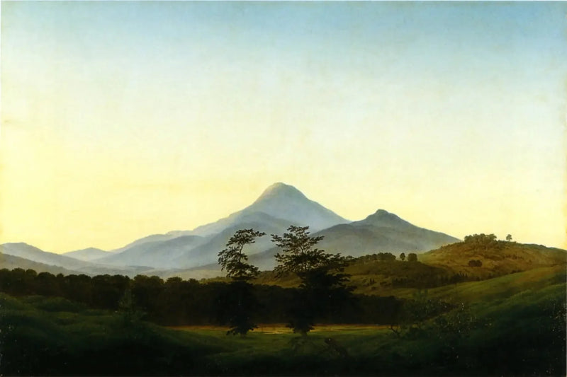 Böömin maisema - Caspar David Friedrich