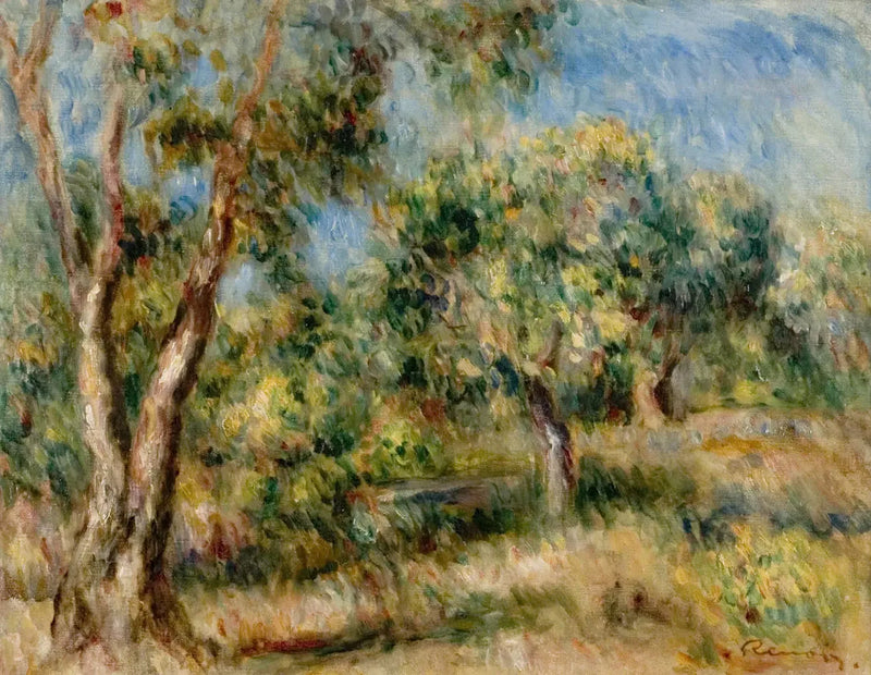 Cagnesin maisema - Pierre-Auguste Renoir