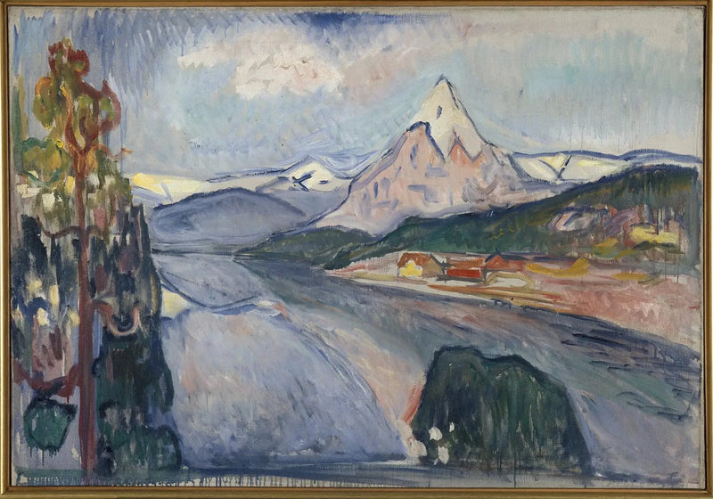 Fjordimaisema. Luonnos teokseen 