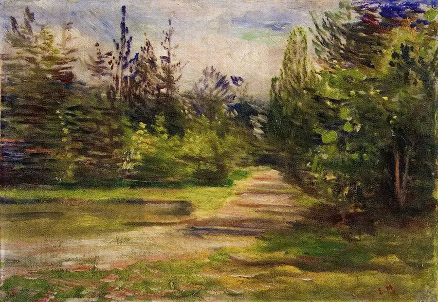 Metsämaisema - Edvard Munch