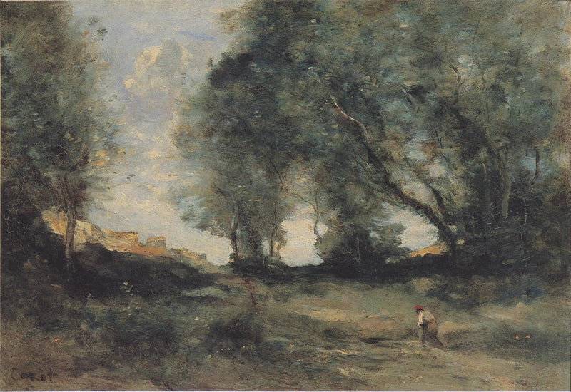 Metsämaisema - Jean-Baptiste Camille Corot