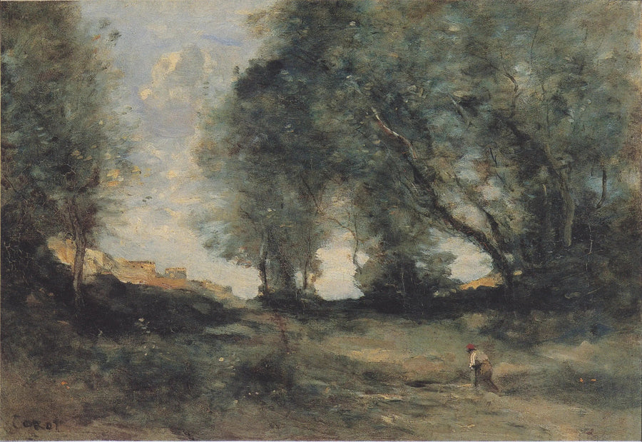 Metsämaisema - Jean-Baptiste Camille Corot