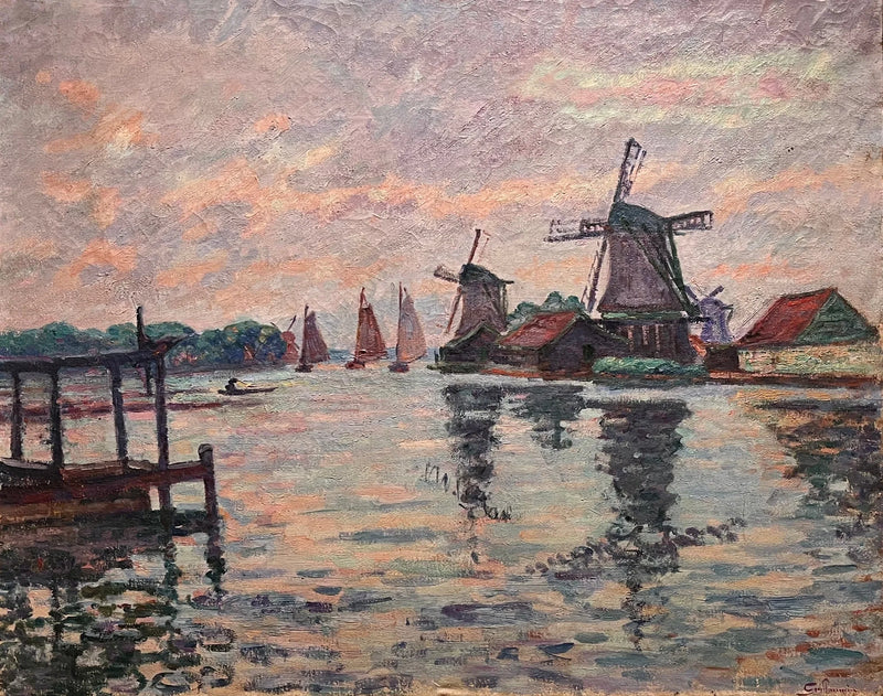 Hollannin maisema - Armand Guillaumin