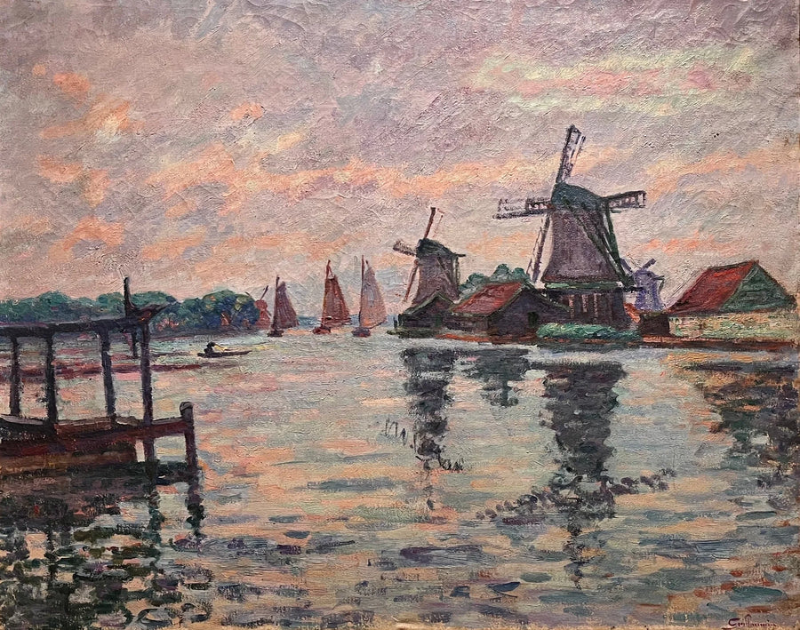 Hollannin maisema - Armand Guillaumin
