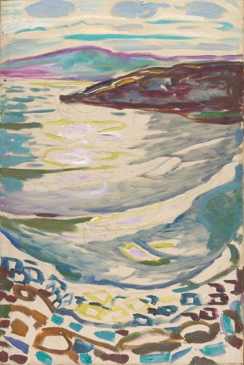 Hvitstenin maisema - Edvard Munch