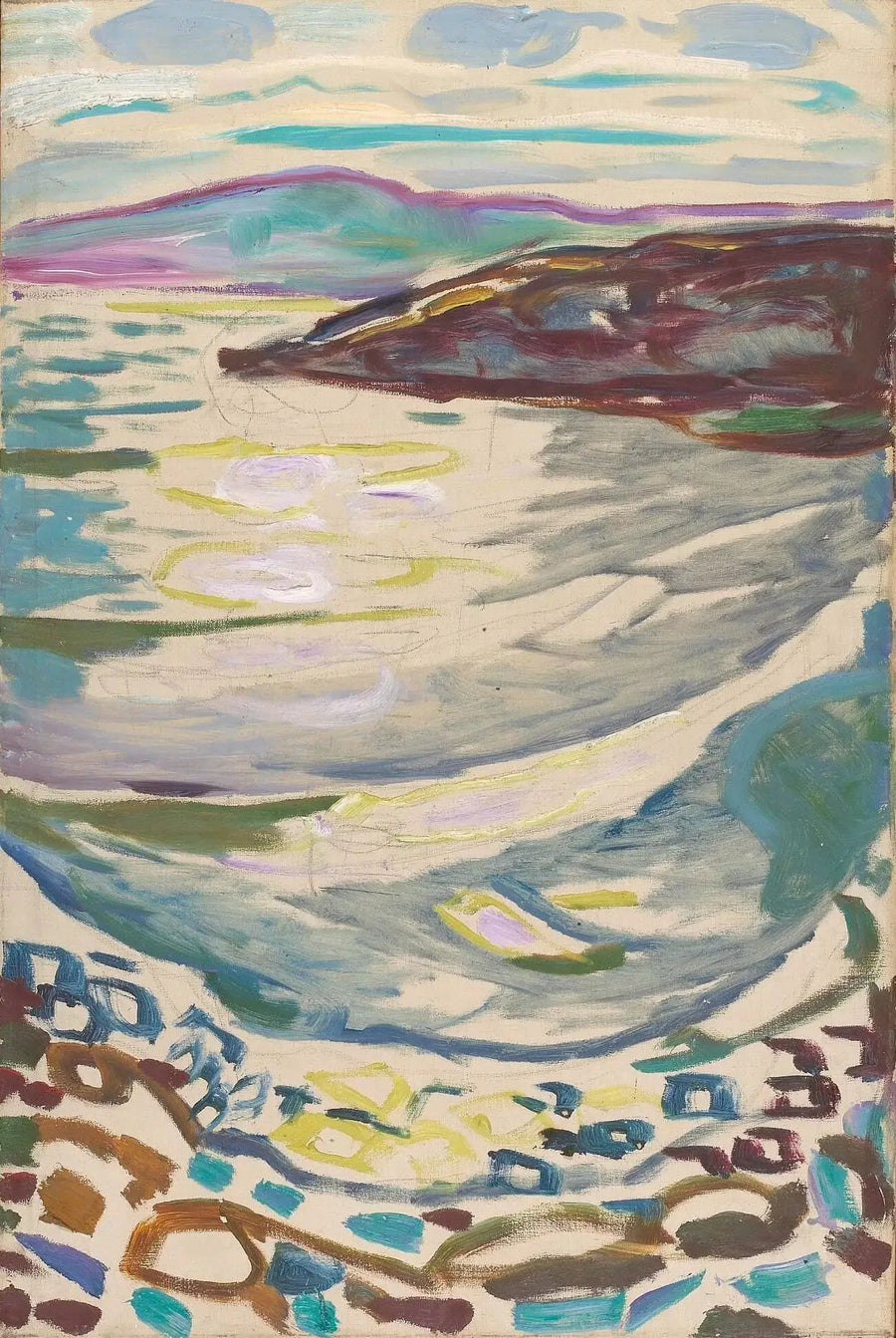 Hvitstenin maisema - Edvard Munch