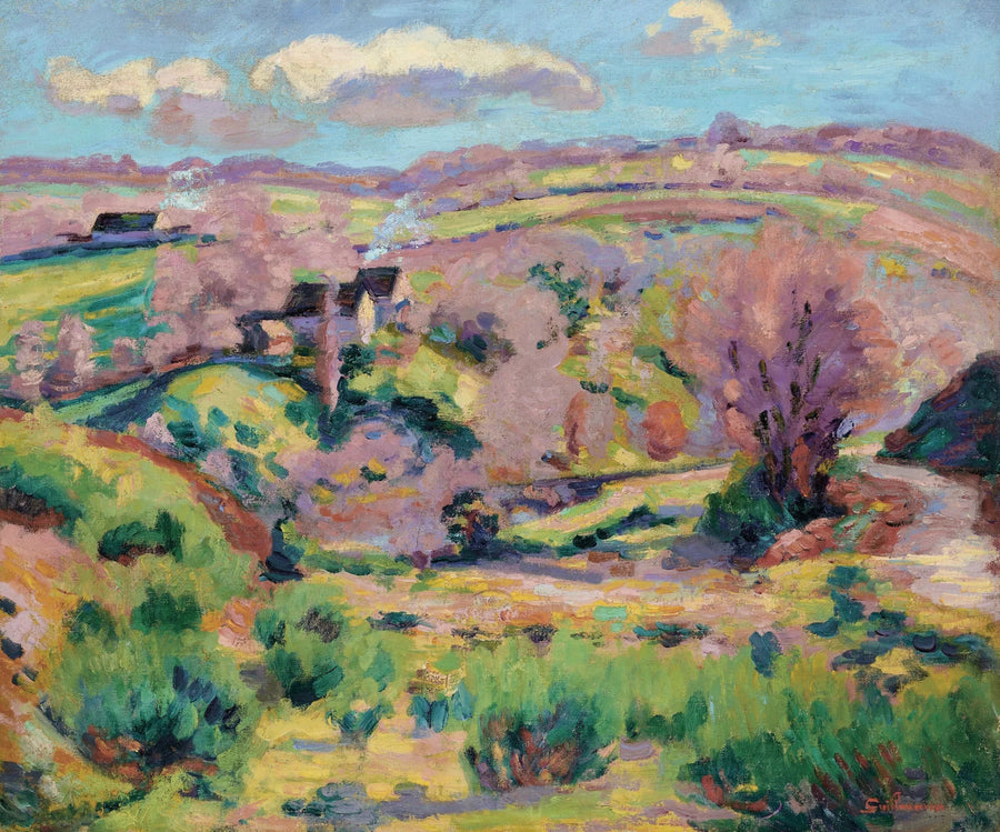 Creusen maisema, keväällä - Armand Guillaumin